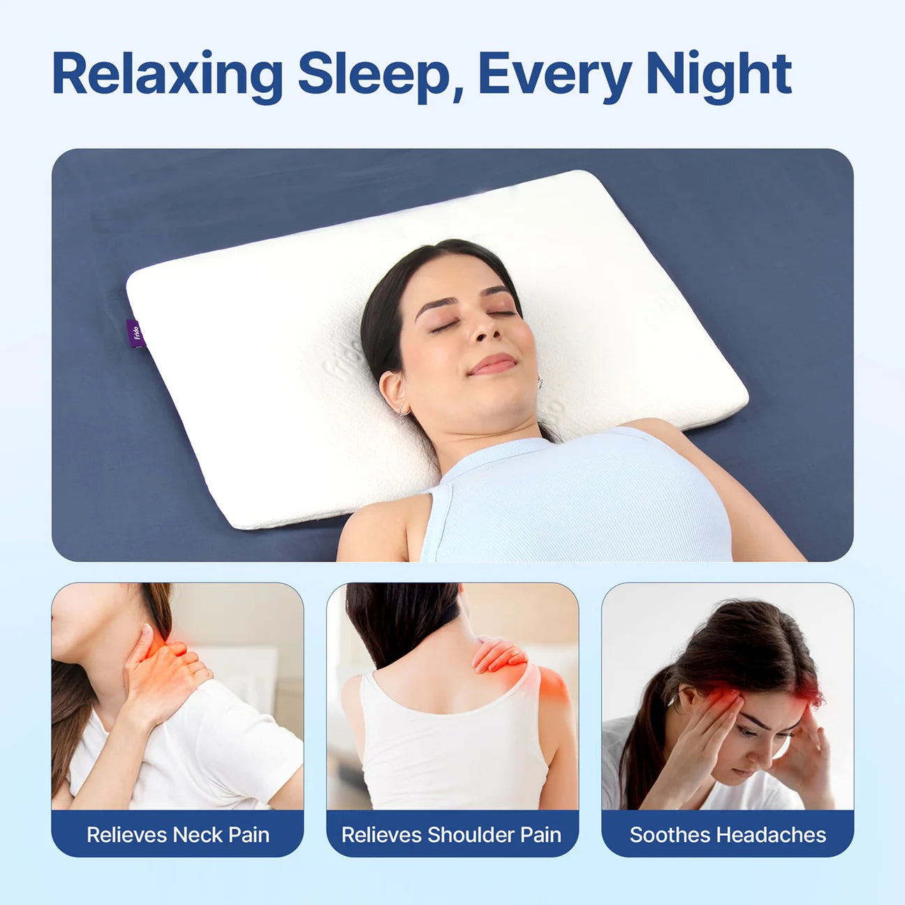 Frido Ultra Slim Deep Sleep Pillow