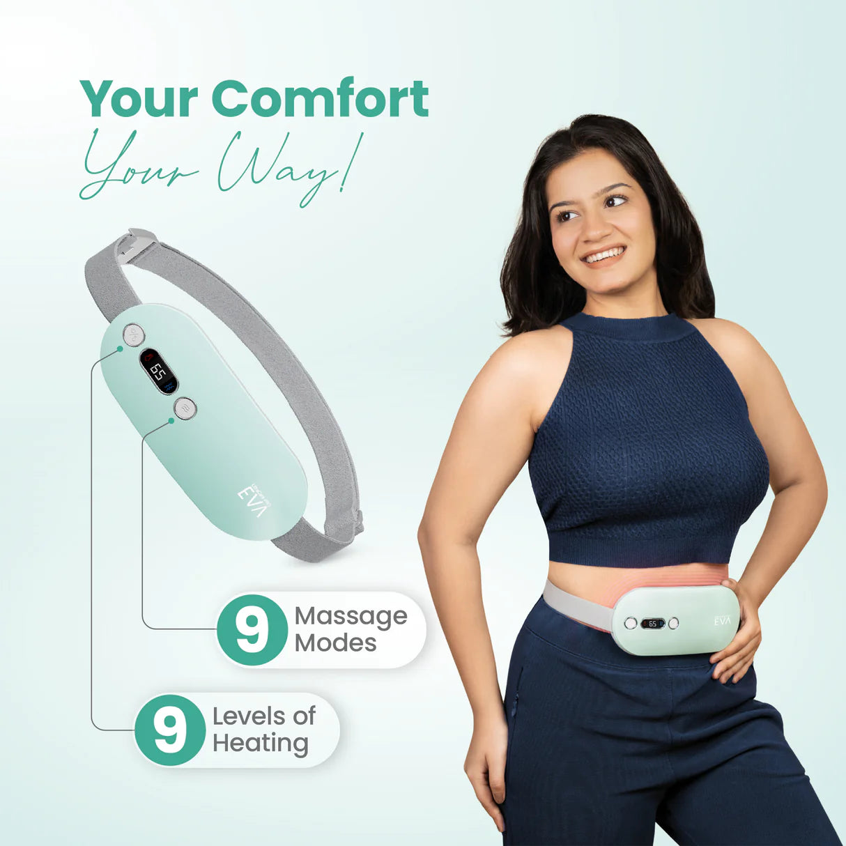 EVA Heating Pad for Periods & Massager