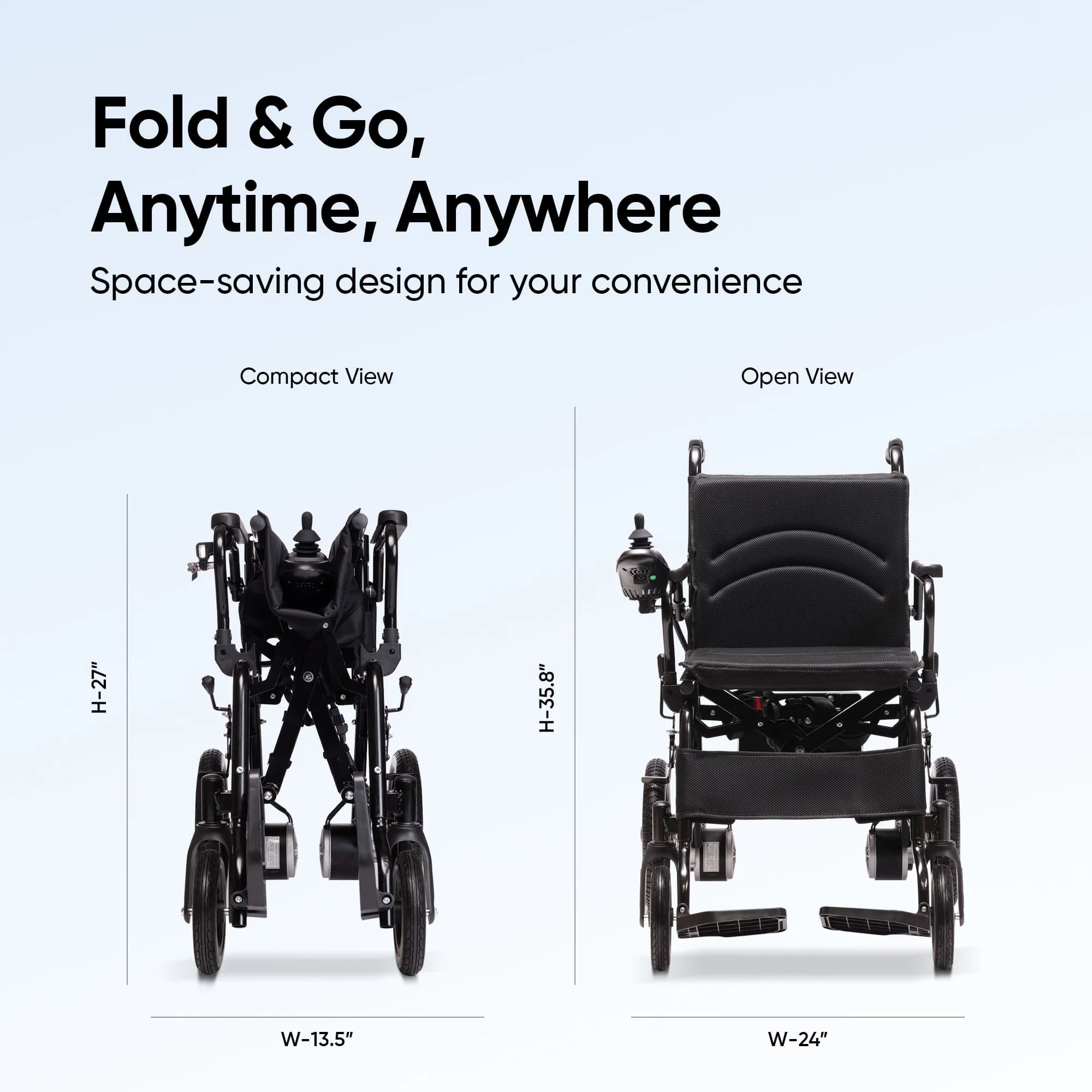Frido Foldable Electric Wheelchair