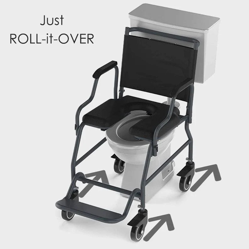 Frido - 2000 Commode Wheelchair (with Top Seat)