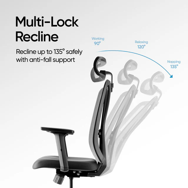 Frido AeroMesh Classic Ergo Chair - With Headrest