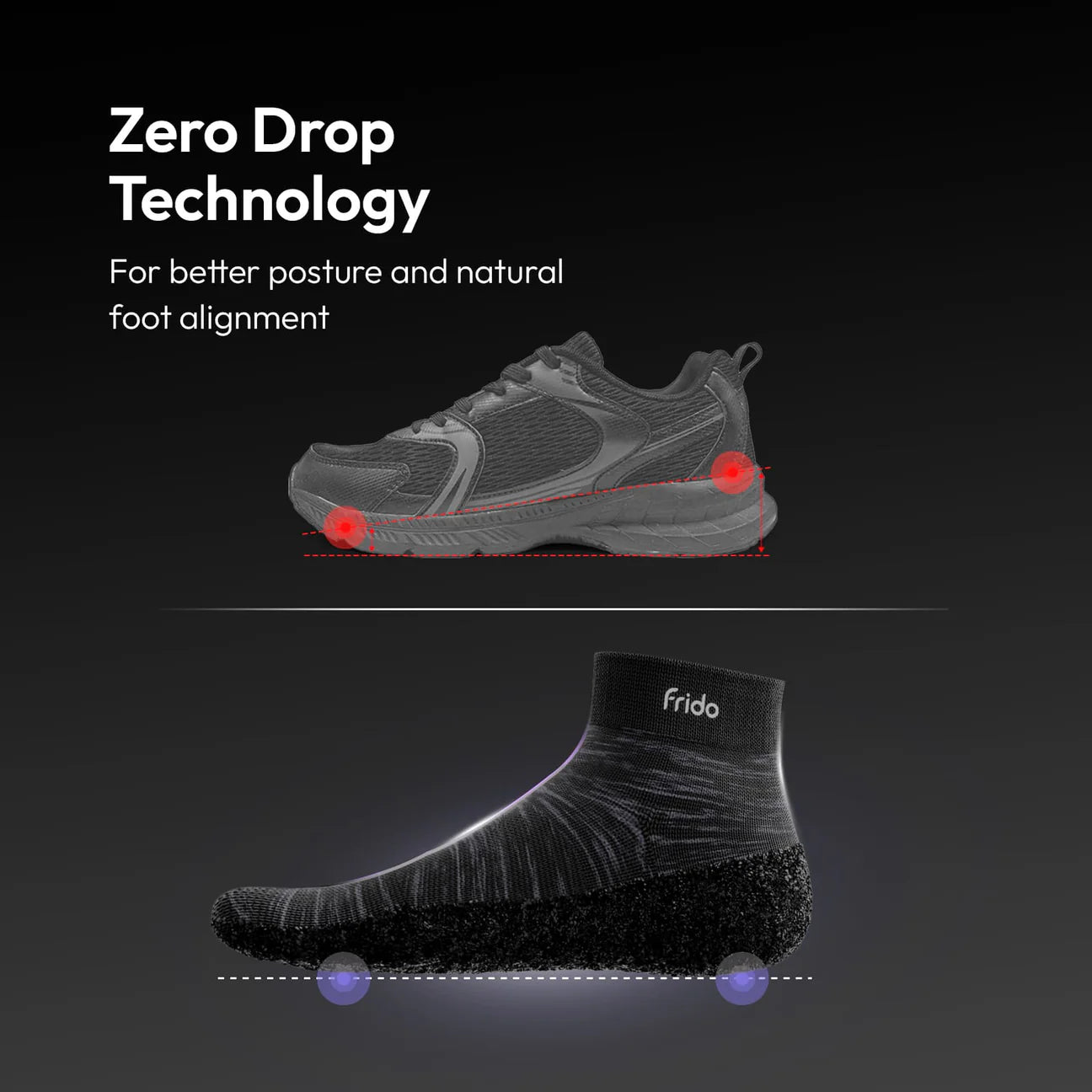 Frido Barefoot Sock Shoe Pro - Men