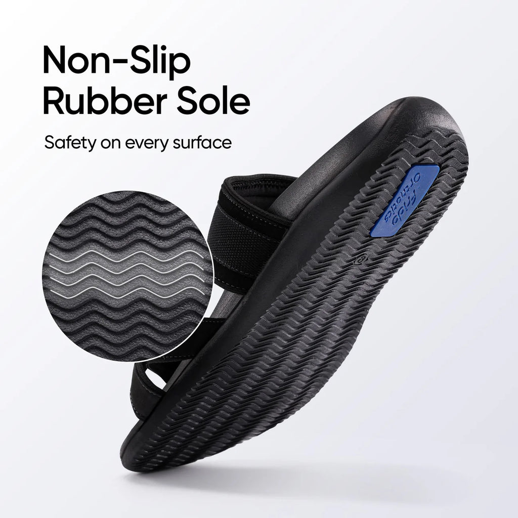 Frido Men's Orthotics Toe Ring Sandals