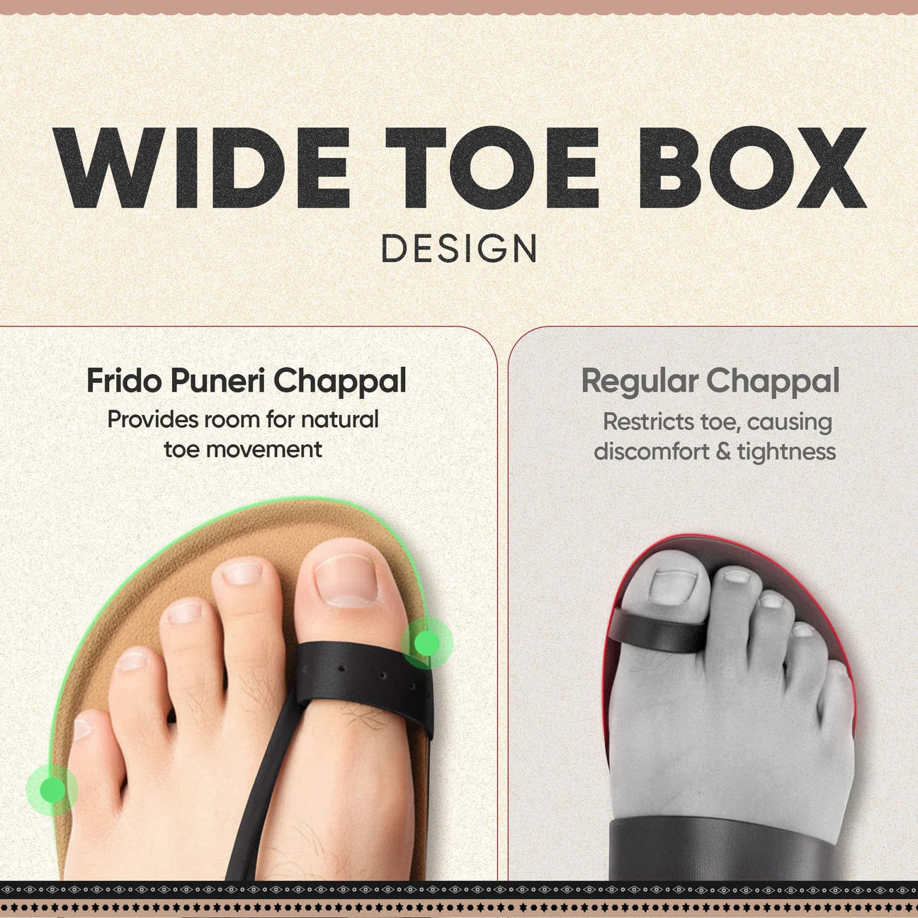 Frido Puneri Chappal - Men