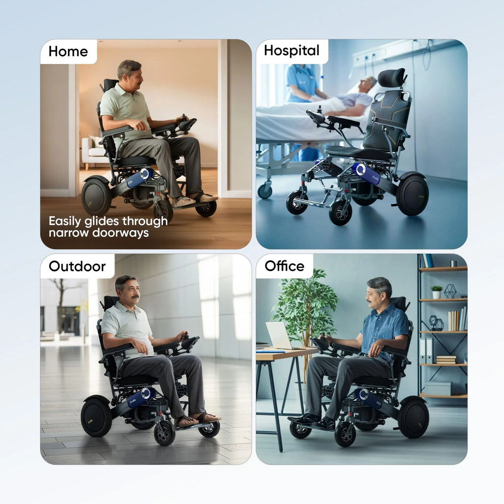Frido Prime Plus Electric Wheelchair (Double Battery)