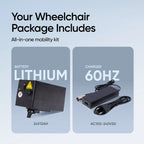 Frido Prime Plus Electric Wheelchair (Double Battery)