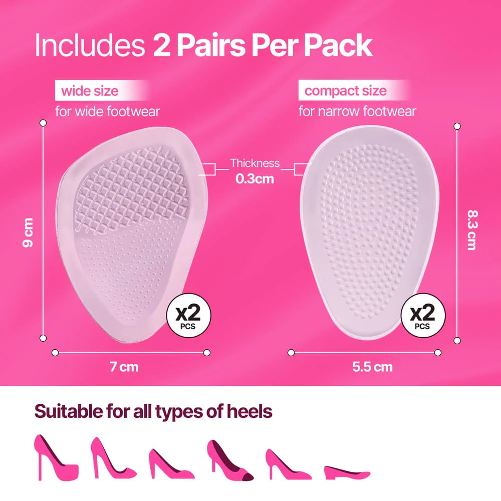 Frido Ouch Free High Heels Ball of Foot Cushions