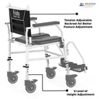 Prime FPA007 | Attendant Propelled Shower Commode Wheelchair