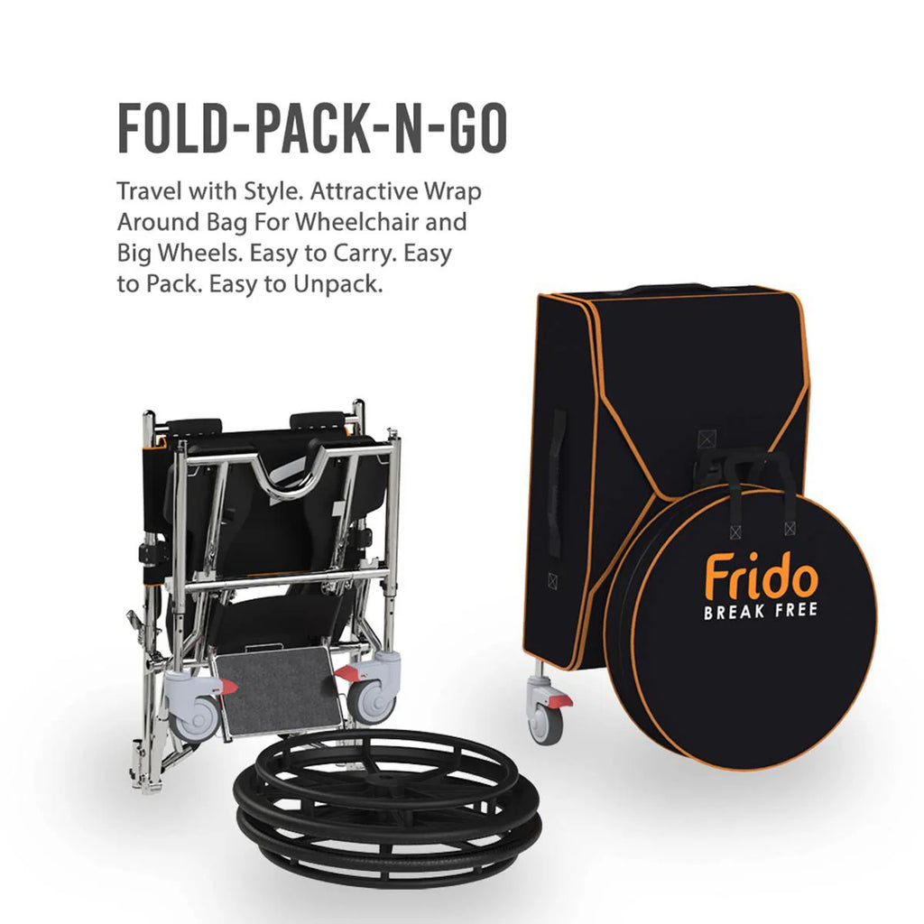 GO Self Propelled | Travel and Shower Commode Wheelchair