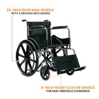 Frido FSS100 | Foldable Wheelchair