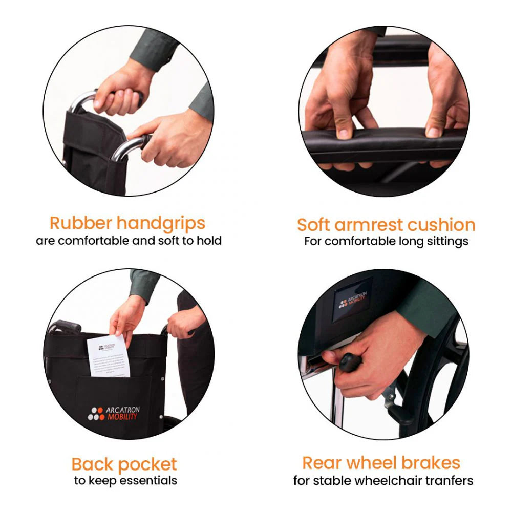 Frido FSS100 | Foldable Wheelchair